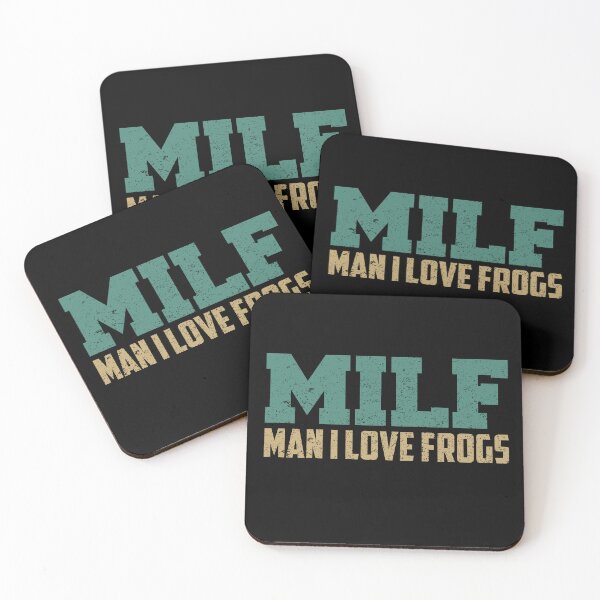 Item preview, MILF-Man I Love Frogs Funny Saying Frog-Amphibian Lovers designed and sold by saifuddin shifat.