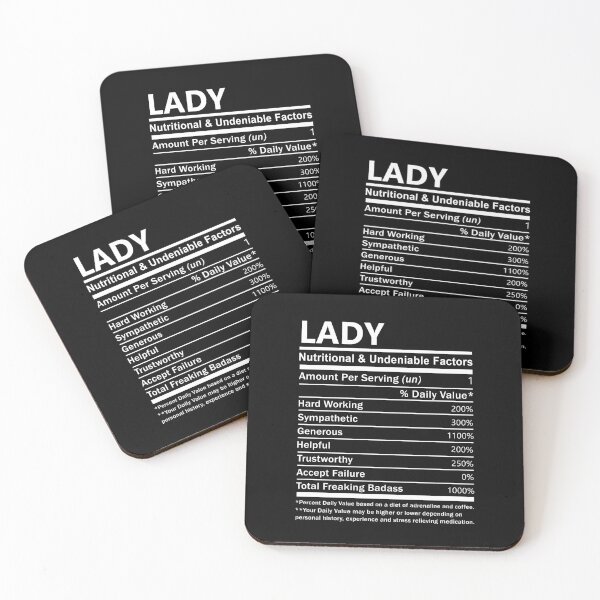 Item preview, Lady Name T Shirt - Lady Nutritional And Undeniable Factors Gift Item Tee designed and sold by stacyarmst.