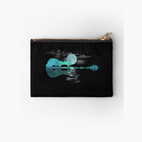 Item preview, Acoustic Guitar Player T Shirt Guitar Moonlight Nature Lake Shadow Birthday Christmas Gift  designed and sold by ximenagene.