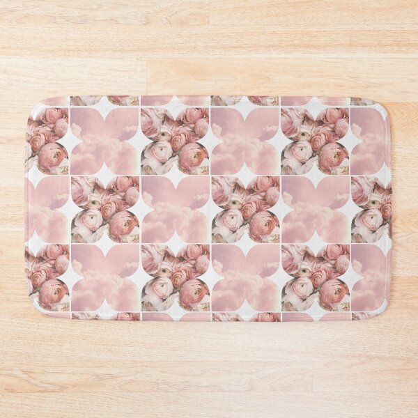 Item preview, Soft Pink Clouds and Flowers Pattern designed and sold by superbling.
