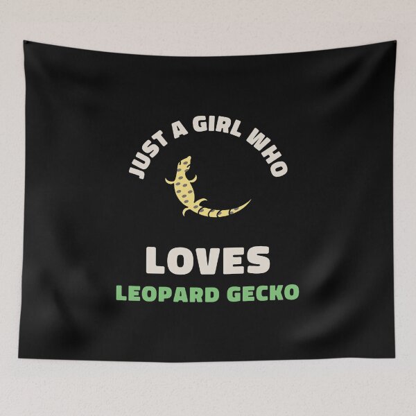 Item preview, Just A Girl Who Loves Leopard Geckos Funny Geckos Gift design designed and sold by Merchking1.