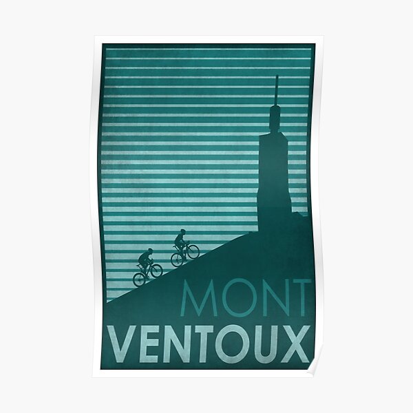 Mont Ventoux en turquoise Poster