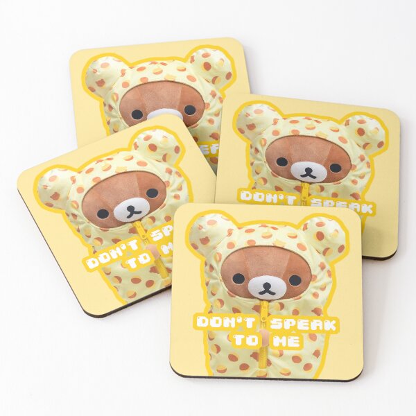 Item preview, don't talk to me | kawaii plushie kidcore weird | meme tiktok japanese plush bear rilakkuma bread strawberry fairy kei lolita designed and sold by subculturemunch.