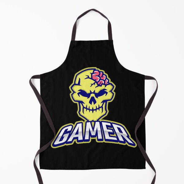 Item preview, Gamer with Brainy Skull designed and sold by PRIVARSHU.