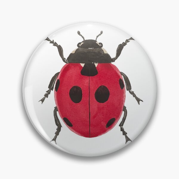 Item preview, Watercolor Ladybug Illustration  designed and sold by NikaIllustrates.