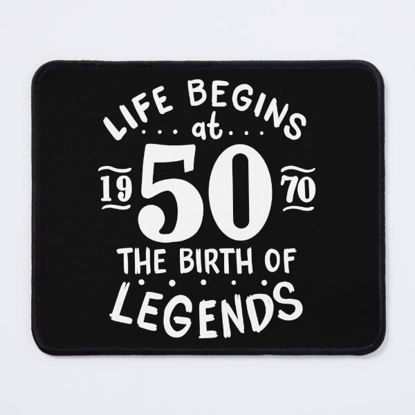 Item preview, 50th Birthday Life Begins At 50, Legends Born 1970 designed and sold by haselshirt.