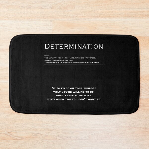 Item preview, Determination - Motivational Inspirational Corporate Office Wall Art Black and White T-Shirt designed and sold by Read This Already.
