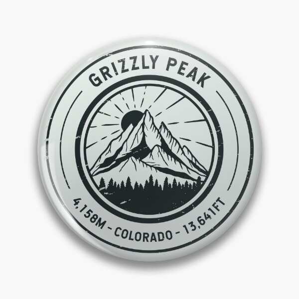 Item preview, Grizzly Peak Colorado | Hiking | Skiing designed and sold by KrisSidDesigns.