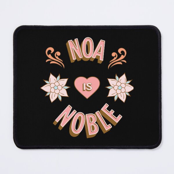 Item preview, Noa is Noble - First Names - Birthday Gifts - Alliteration Fans designed and sold by epicthoughts.