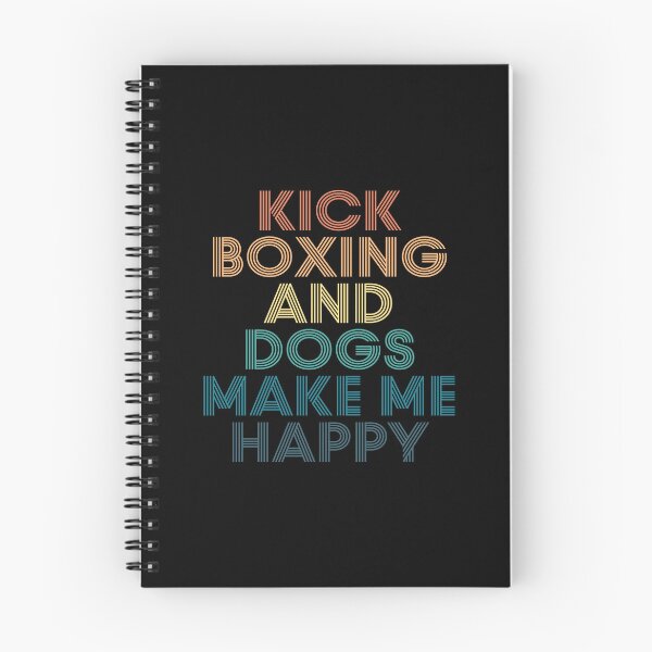 Item preview, El kickboxing y los perros me hacen feliz: regalo para los fanáticos del kickboxing y los perros designed and sold by kindxinn.