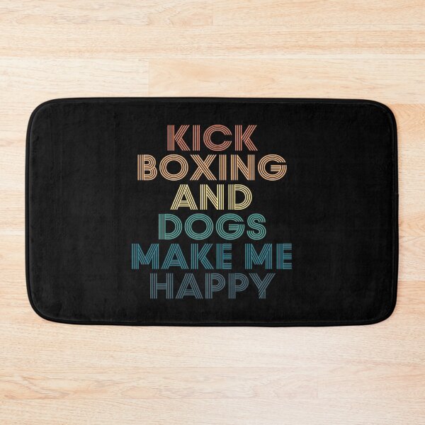 Item preview, Kick Boxing And Dogs Make Me Happy- Gift for Kick Boxing & Dogs Fans designed and sold by kindxinn.