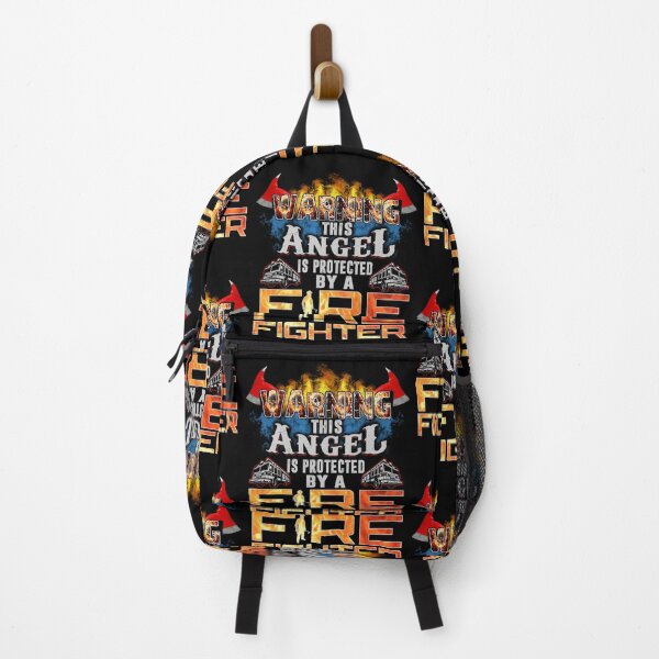 Item preview, Warning This Angel Is Protected By A FireFighter designed and sold by GoldenBuffalo79.