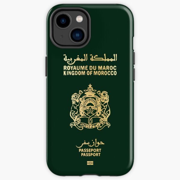 Passeport marocain Coque antichoc iPhone