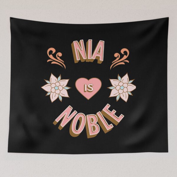 Item preview, Nia is Noble - First Names - Birthday Gifts - Alliteration Fans designed and sold by epicthoughts.