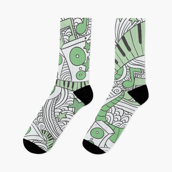 Item preview, Music Scribbles Graffiti designed and sold by chillaxcats.