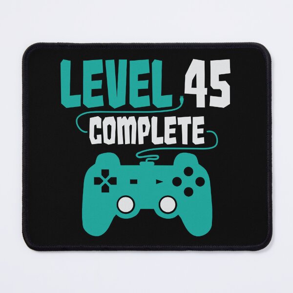 Item preview, Gamer Shirt Level 45 Complete Gaming Birthday Gift Tee designed and sold by haselshirt.