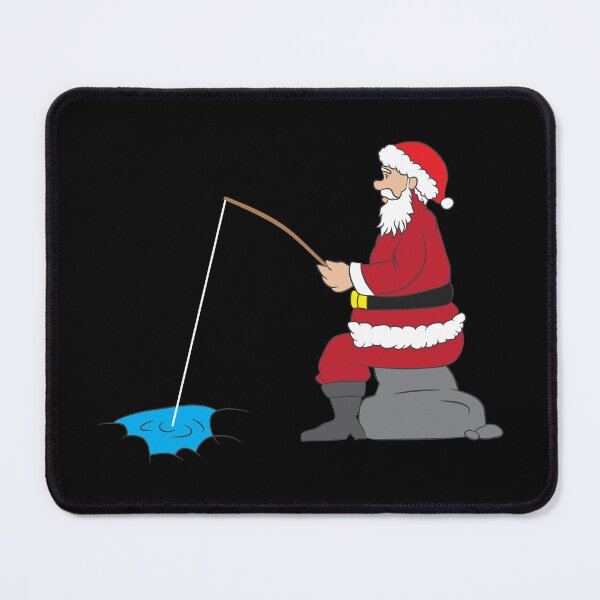 Item preview, Funny Christmas Xmas Santa Fishing Holiday Gift Idea designed and sold by haselshirt.