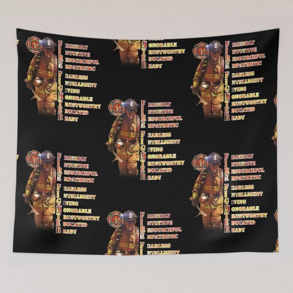 Item preview, Firefighter Man designed and sold by GoldenBuffalo79.