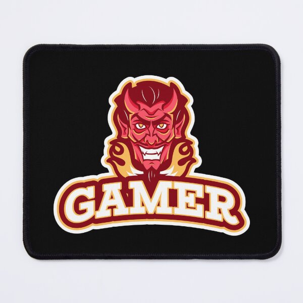 Item preview, Gamer with Smiling Devil designed and sold by PRIVARSHU.