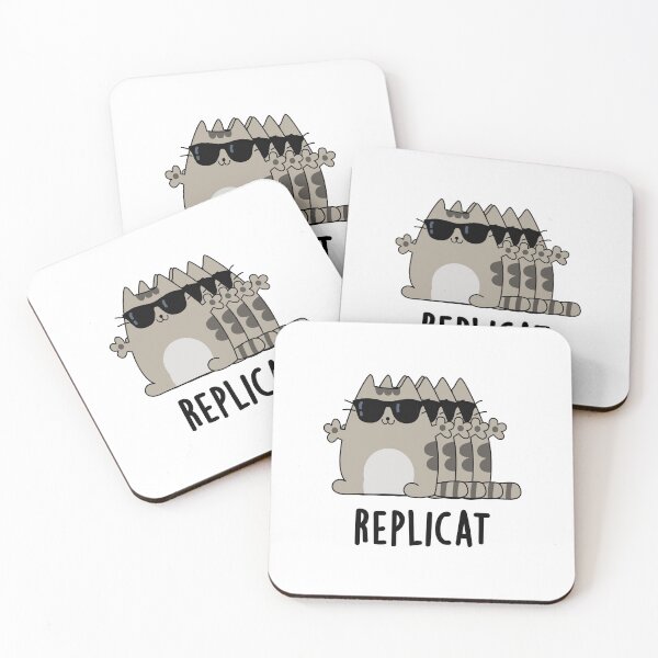 Item preview, Replicat Funny Replicated Cat Puns  designed and sold by punnybone.