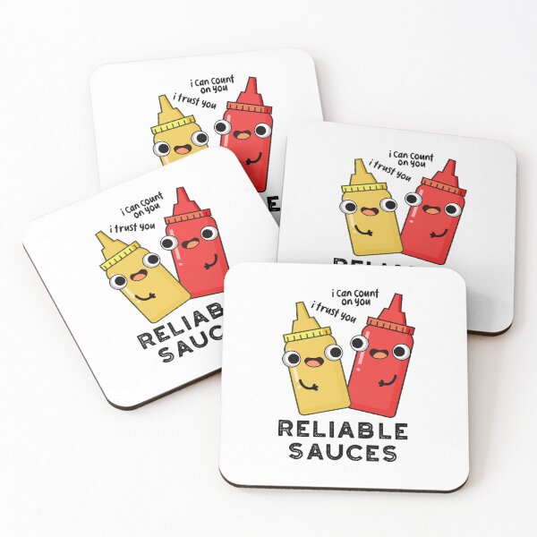 Item preview, Reliable Sauces Funny Food Puns  designed and sold by punnybone.