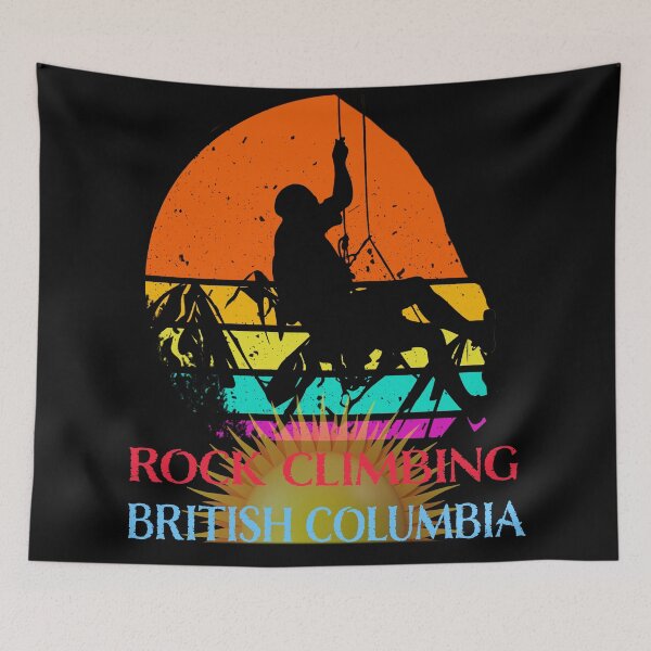 Item preview,  Vintage Retro Rock Climbing  British Columbia Canada designed and sold by david parry.