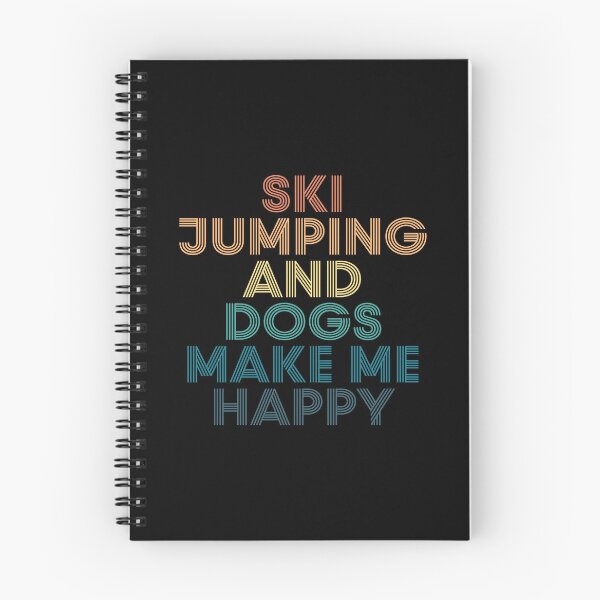 Item preview, Ski jumping And Dogs Make Me Happy- Gift for Ski jumping & Dogs Fans designed and sold by kindxinn.