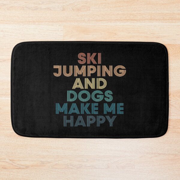 Item preview, Ski jumping And Dogs Make Me Happy- Gift for Ski jumping & Dogs Fans designed and sold by kindxinn.