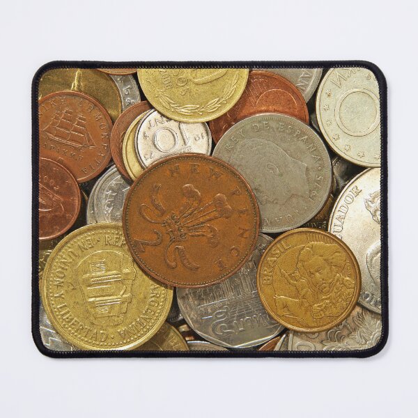 Item preview, Monedas de diferentes países como fondo. designed and sold by IaroslavB.