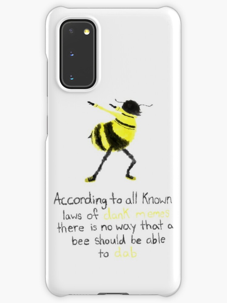 Bee Movie Dab Case Skin For Samsung Galaxy By Cantabscond Redbubble