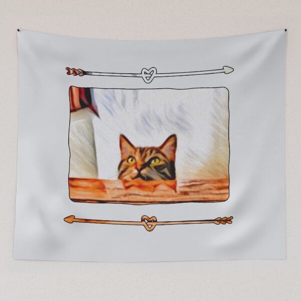 Item preview, Nostalgic Green Eyed Cat | cat lover designed and sold by NathBros.