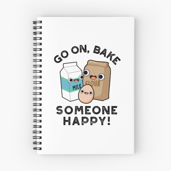 Item preview, Go On Bake Someone Happy Funny Baking Puns  designed and sold by punnybone.