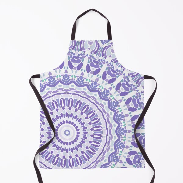 Item preview, Purple Flower Mandala designed and sold by Kelly Dietrich Mandala & Fractal Art.