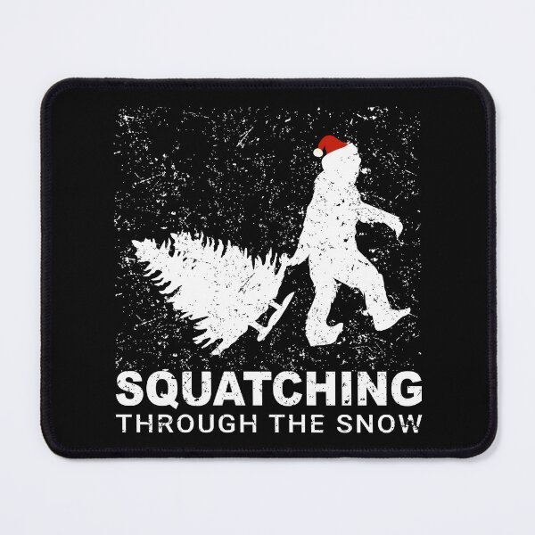 Item preview, Christmas Bigfoot Squatching Through Snow Gift designed and sold by haselshirt.