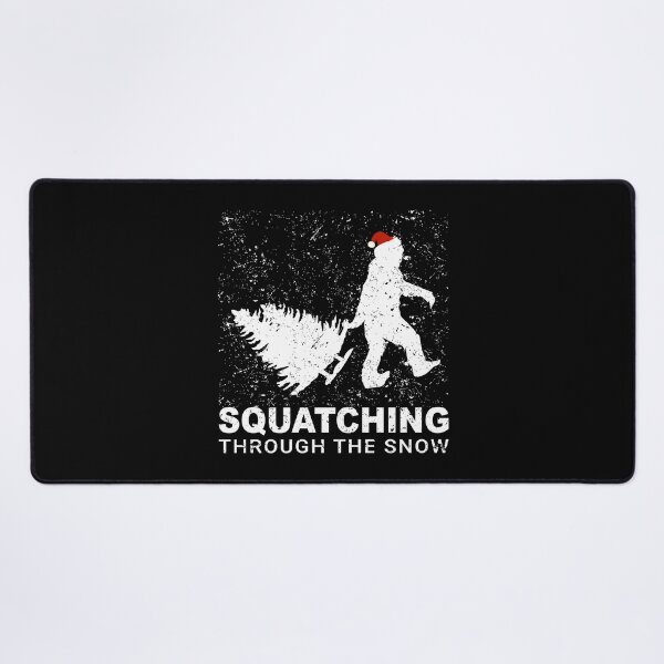 Item preview, Christmas Bigfoot Squatching Through Snow Gift designed and sold by haselshirt.