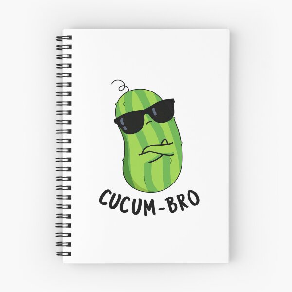 Item preview, Cucum-bro Funny Cucumber Puns  designed and sold by punnybone.