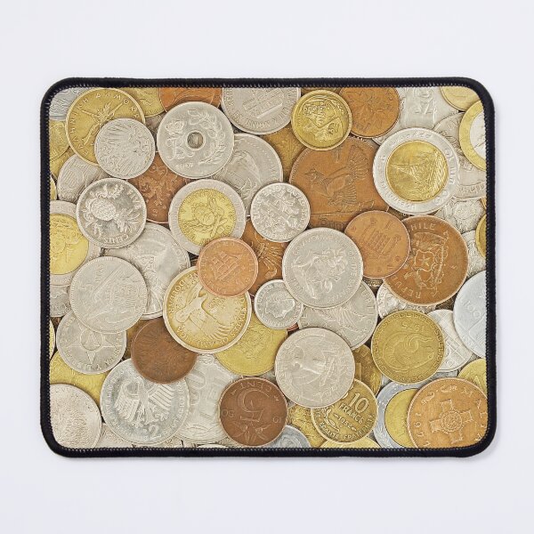 Item preview, Coins of different countries as background. designed and sold by IaroslavB.