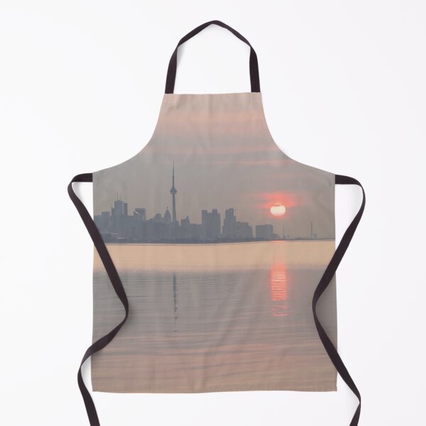 Item preview, Candy Pink Sunrise Behind Toronto Skyline designed and sold by Georgia Mizuleva.