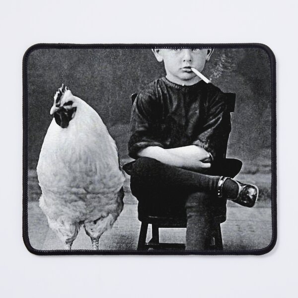 Item preview, smoking boy with chicken poster designed and sold by TeeARTHY.