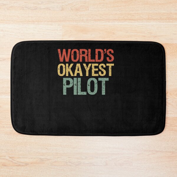 Item preview, VINTAGE RETRO FUNNY PILOT WORLD OKAYEST PILOT designed and sold by sobriowslen.