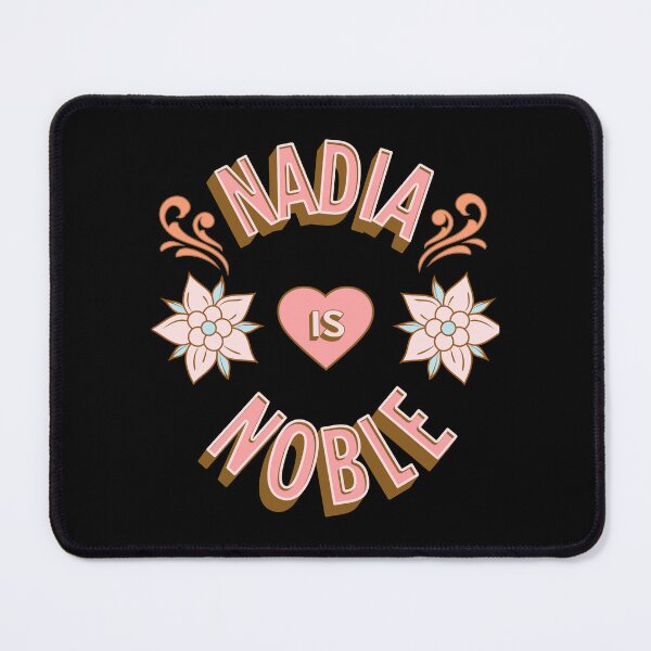 Item preview, Nadia is Noble - First Names - Birthday Gifts - Alliteration Fans designed and sold by epicthoughts.