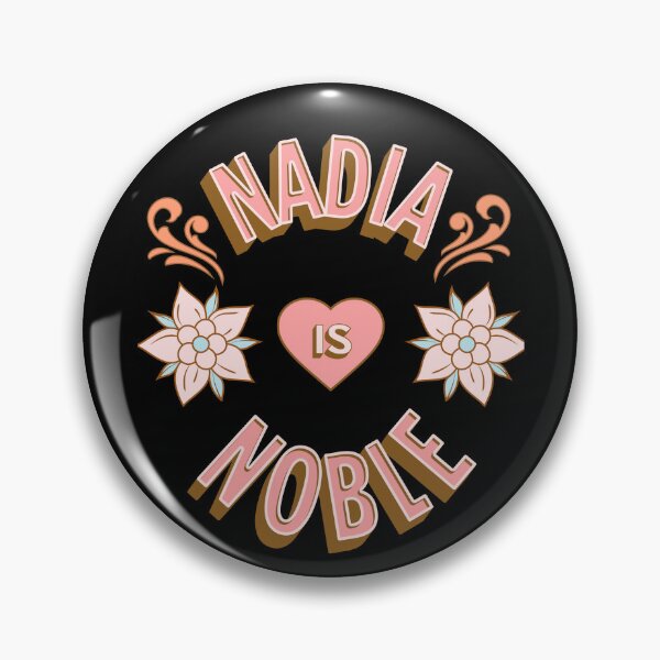Item preview, Nadia is Noble - First Names - Birthday Gifts - Alliteration Fans designed and sold by epicthoughts.