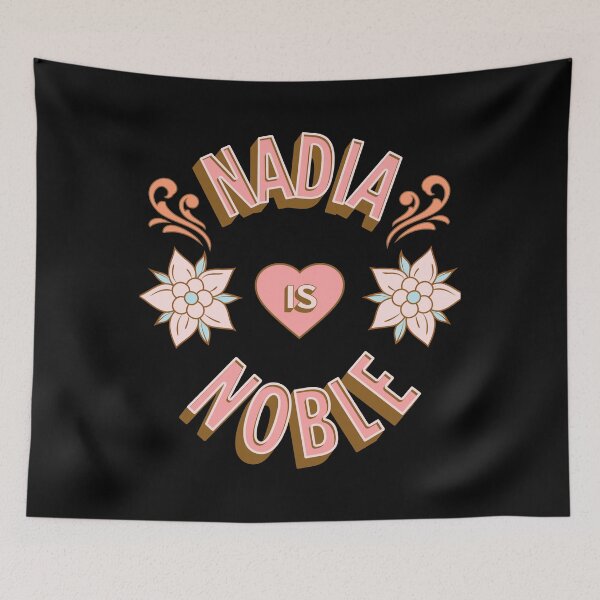 Item preview, Nadia is Noble - First Names - Birthday Gifts - Alliteration Fans designed and sold by epicthoughts.