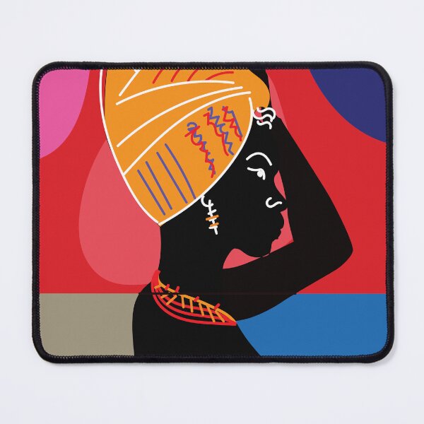Item preview, African Woman Painting, African Girl Art, Abstract Figure Art, African Abstract Painting designed and sold by KARTICK DUTTA.