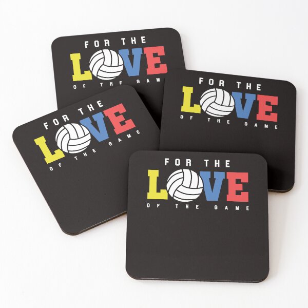 Item preview, For Love Of Game Volleyball Player Coach Team Setter designed and sold by TomGiantDesigns.