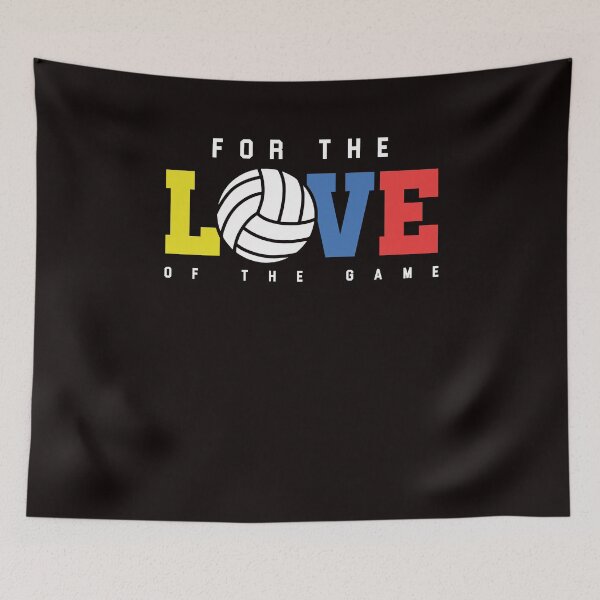 Item preview, For Love Of Game Volleyball Player Coach Team Setter designed and sold by TomGiantDesigns.