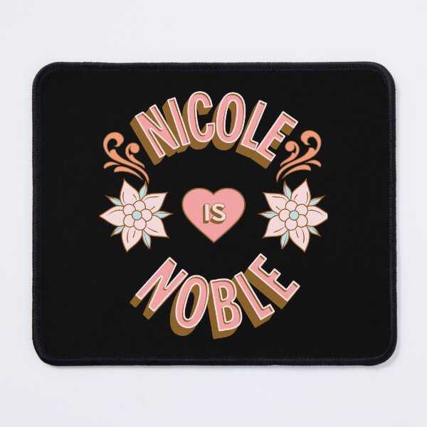 Item preview, Nicole is Noble - First Names - Birthday Gifts - Alliteration Fans designed and sold by epicthoughts.