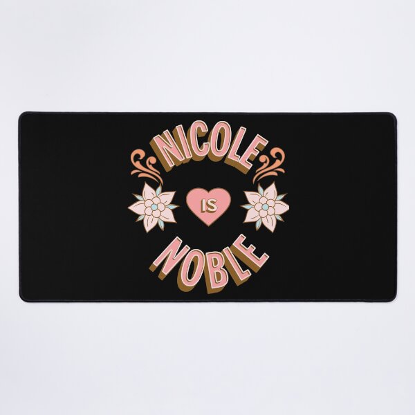 Item preview, Nicole is Noble - First Names - Birthday Gifts - Alliteration Fans designed and sold by epicthoughts.