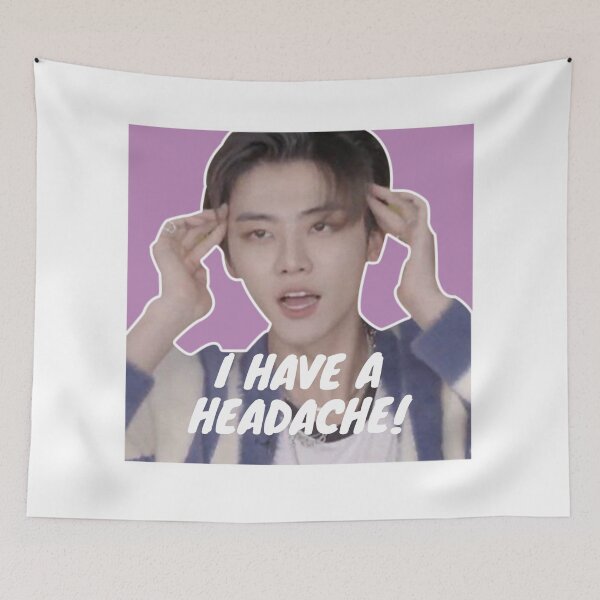 Item preview, NCT Dream Jaemin 'i have a headache' Meme  designed and sold by LunarKatShop.