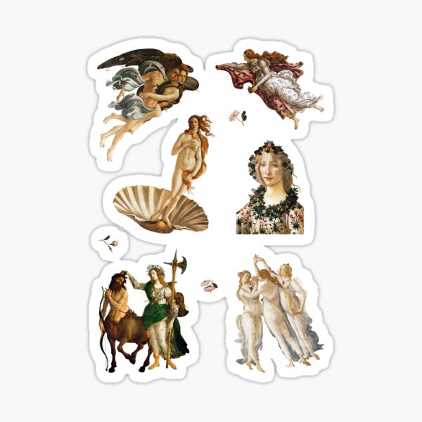 Aperçu de l'œuvre Sandro Botticelli Renaissance créée et vendue par elinaarbidane.